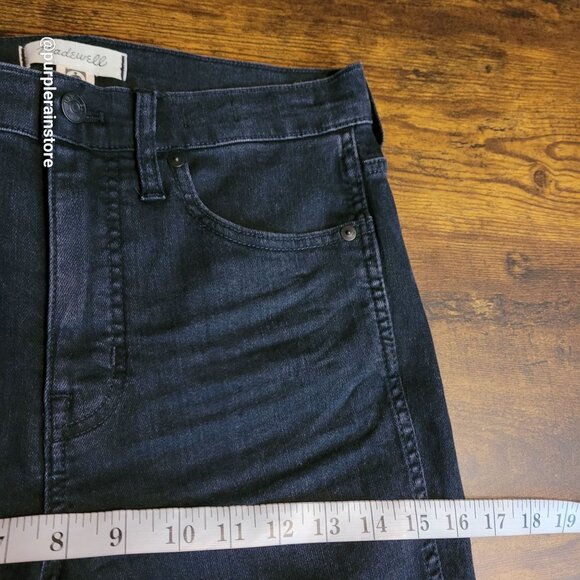 Madewell Jeans 28 Skinny 10" High Rise Eclipse Wash AC134 Tummy Control Stretch - Picture 9 of 13